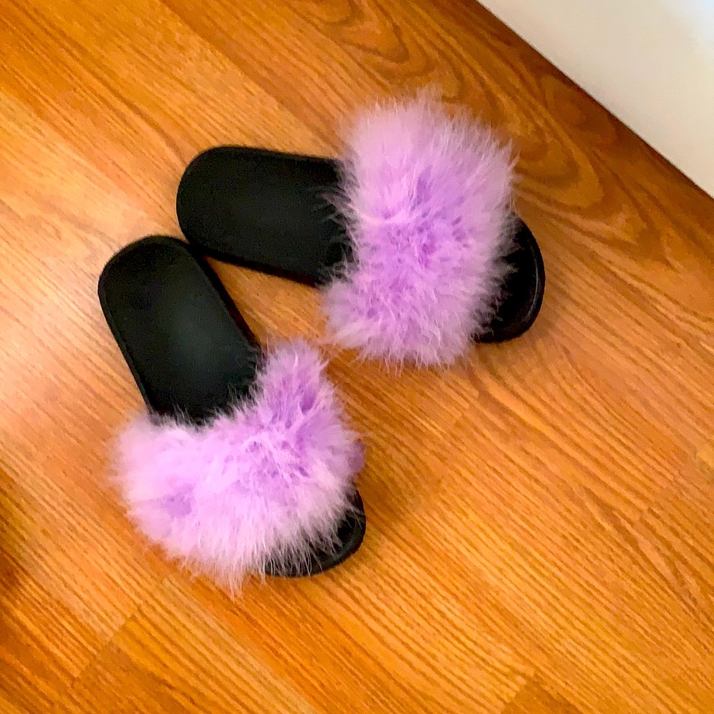 Furry Flip flops (Brand New Different Colors)